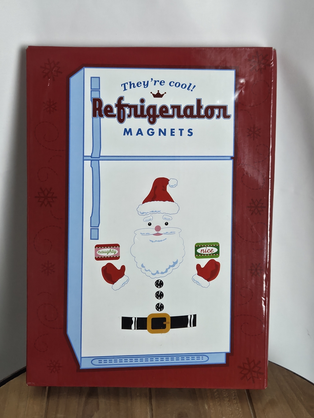 Kohl's Red and White Santa Refrigerator Magnets